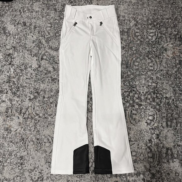 NEW $850 BOGNER WOMENS HAZE SKI PANTS!  12 or 14  LARGE  WHITE  STRETCH FABRIC - Picture 4 of 6